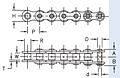 Dimensions<!--Hollow Pin Chain-->
