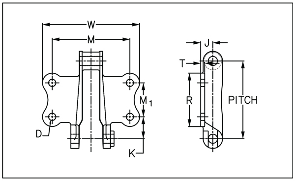 Item # MS720S-K2, 700 Class Pintle Chain Attachment On Allied-Locke ...